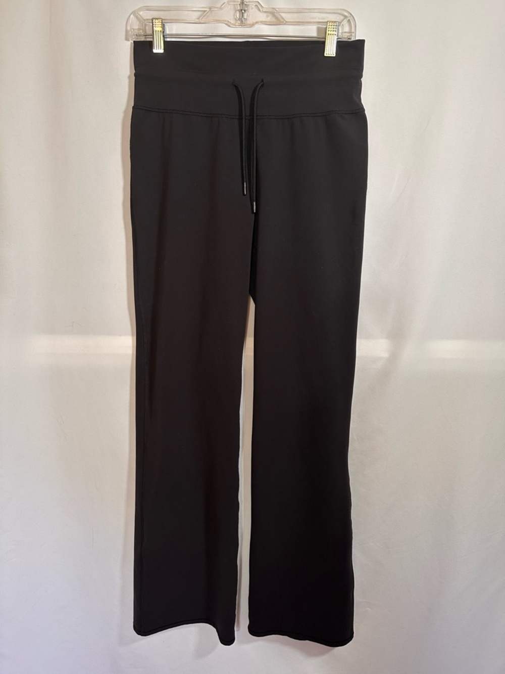 Vuori Daily Wide Leg Pants Black High Rise Drawstring Size Medium VW489